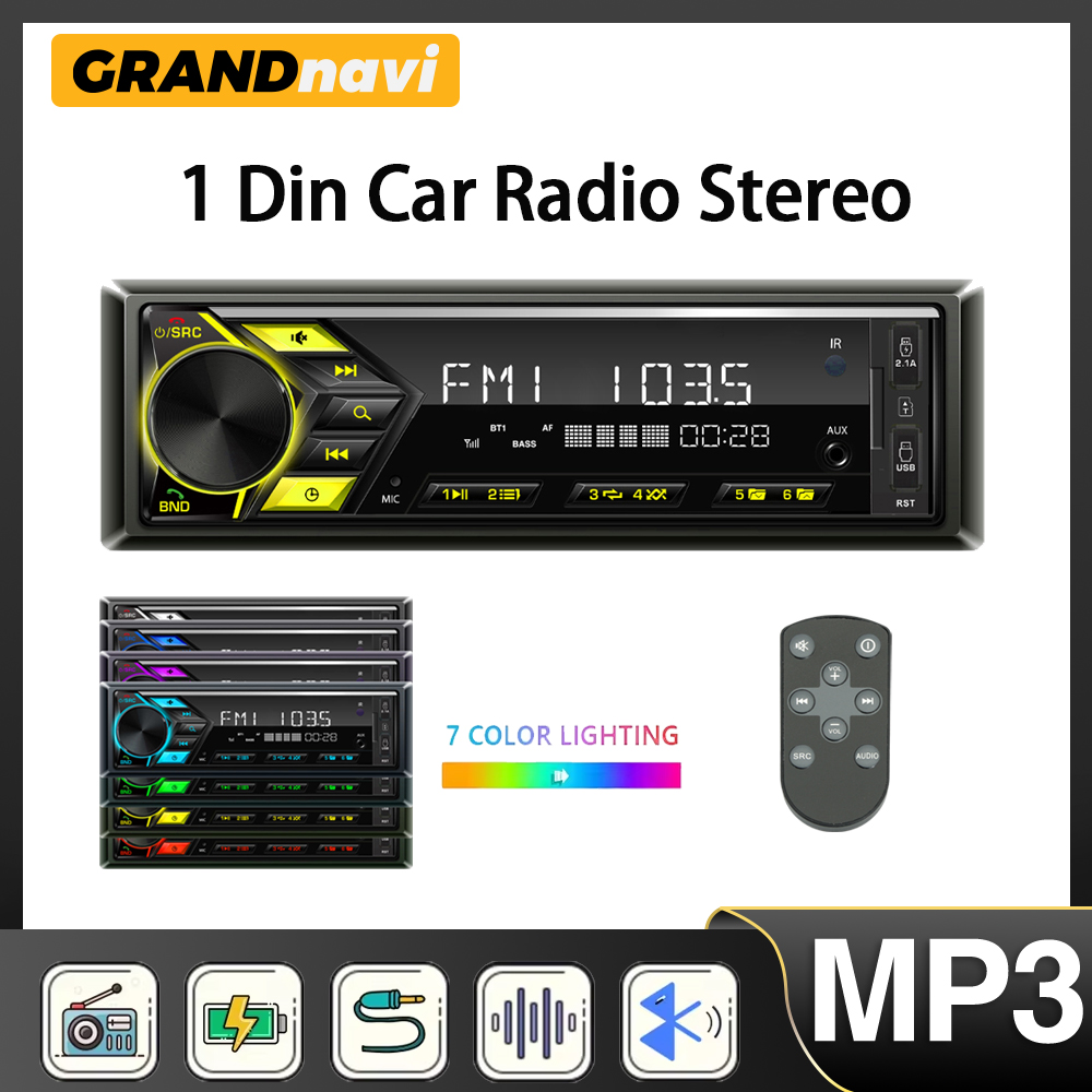 Audio Universal Music - Car Radio 1din MP3 Player Digital