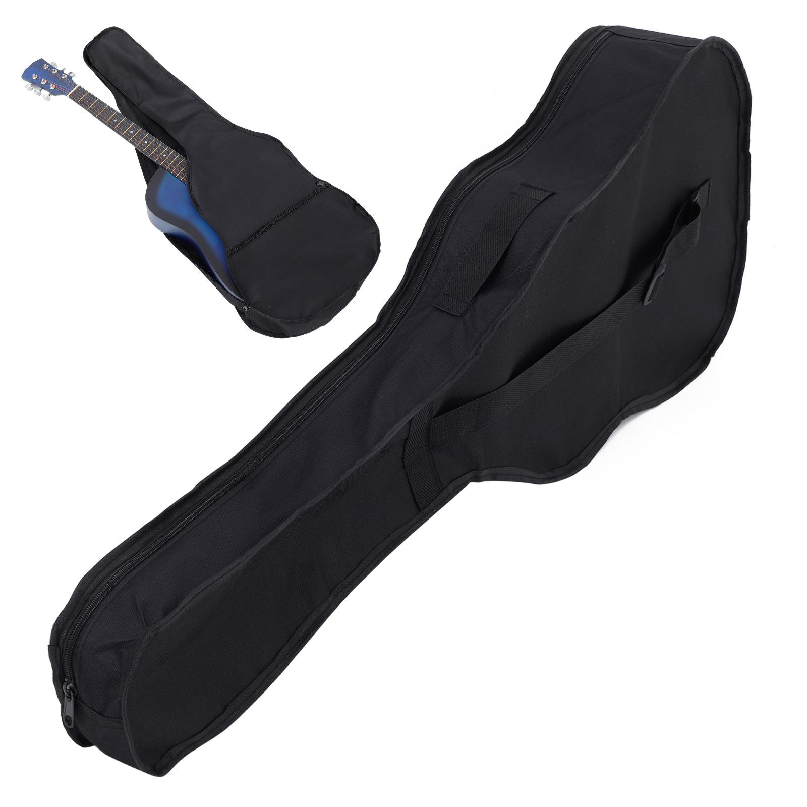 Case Guitar Gig Bag - Waterproof 38-Inch Guitar Bag Large Zipper