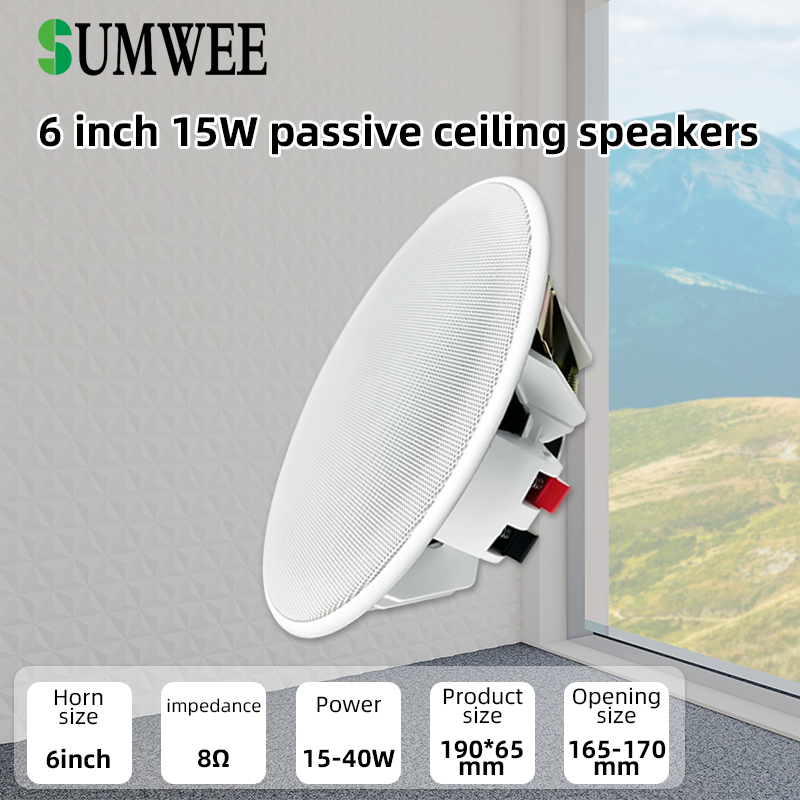 Audio Music Background Free - 6 Inch 8ohm Ceiling Speaker Full