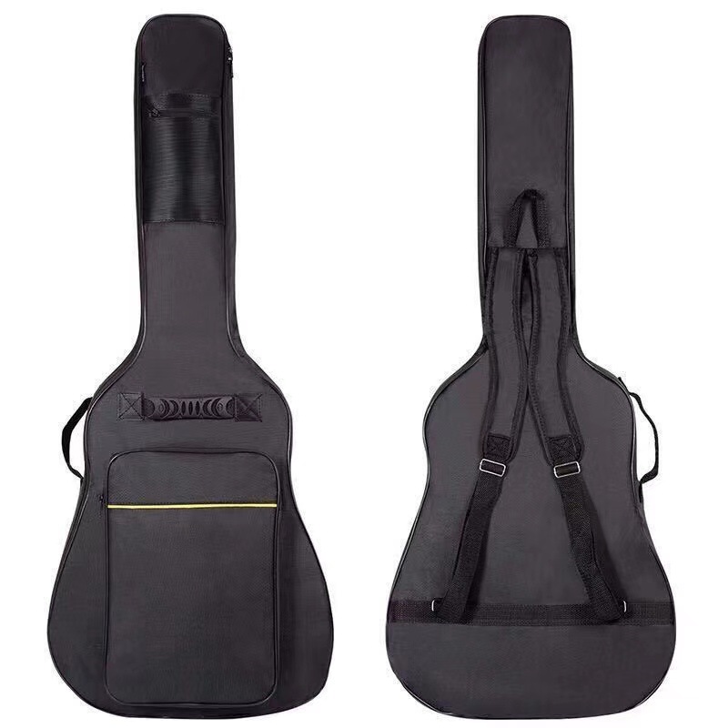 Case Guitar Gig Bag - 1Pcs Black Waterproof Double Straps 41
