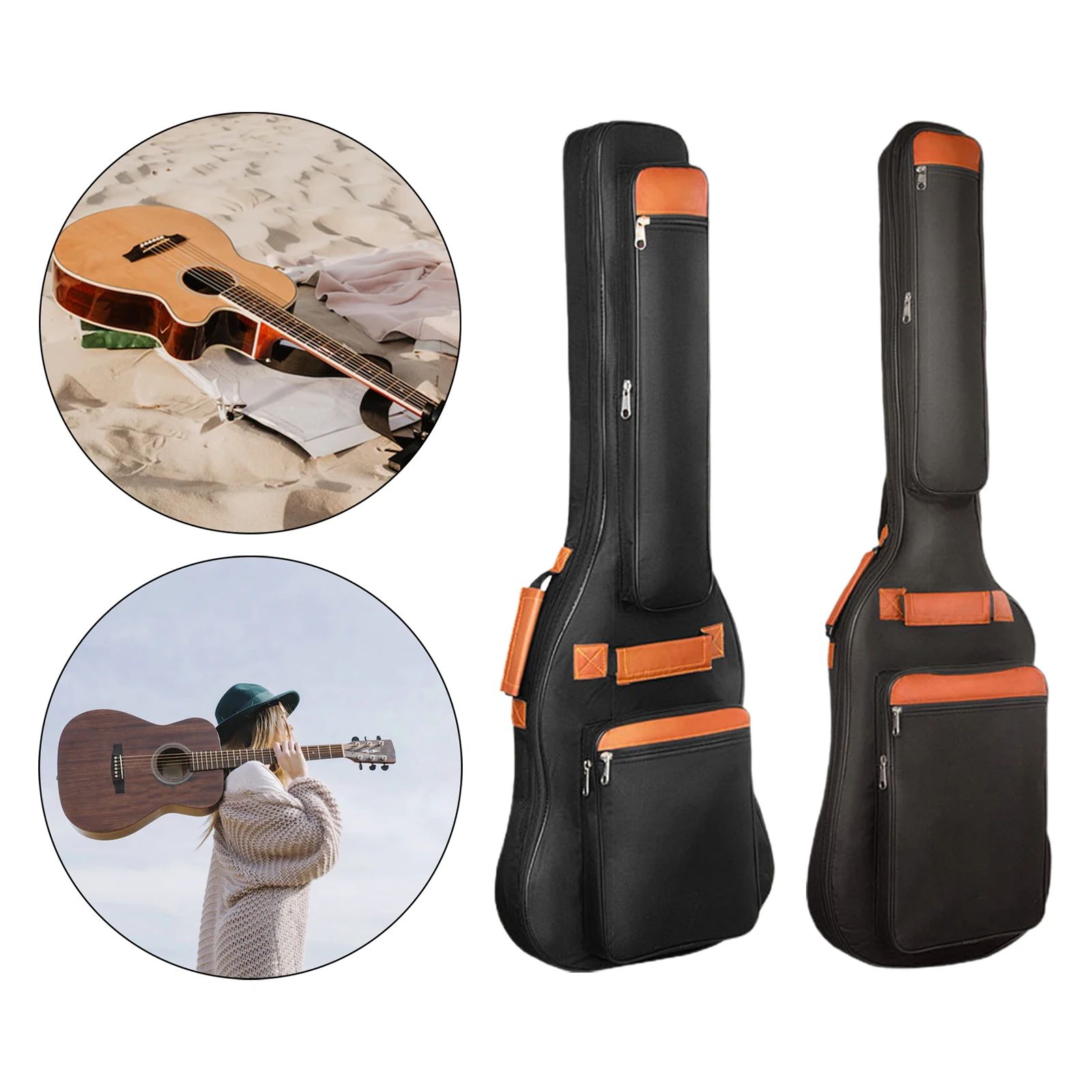 Case Guitar Gig Bag - Electric Guitar Bag Bass 10mm Padded