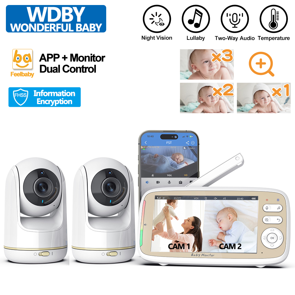 VB803 PRO Baby Monitor with 2p - Audio Hd Music 评论和价格