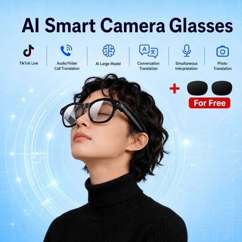 AI Smart Shooting Glasses, Sup - Audio Music Online 评论和价格