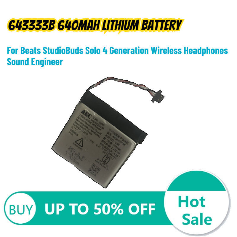 643333B 640mah Lithium Battery - Beats Headphone Solo 4 评论和价格