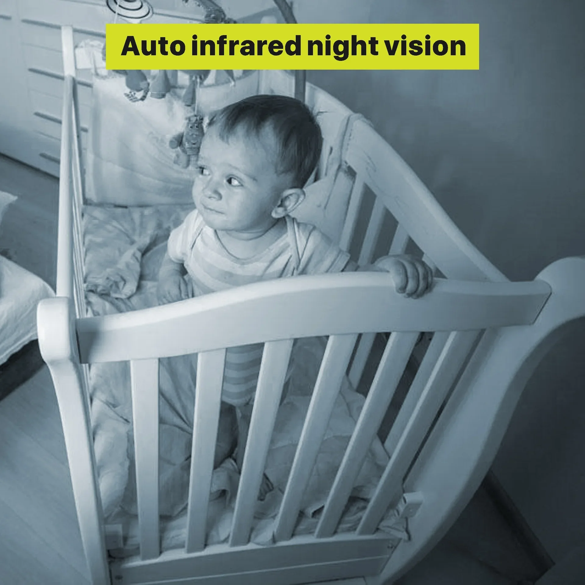 5.0 Inch Video Baby Monitor Wi - Audio Hd Music 评论和价格