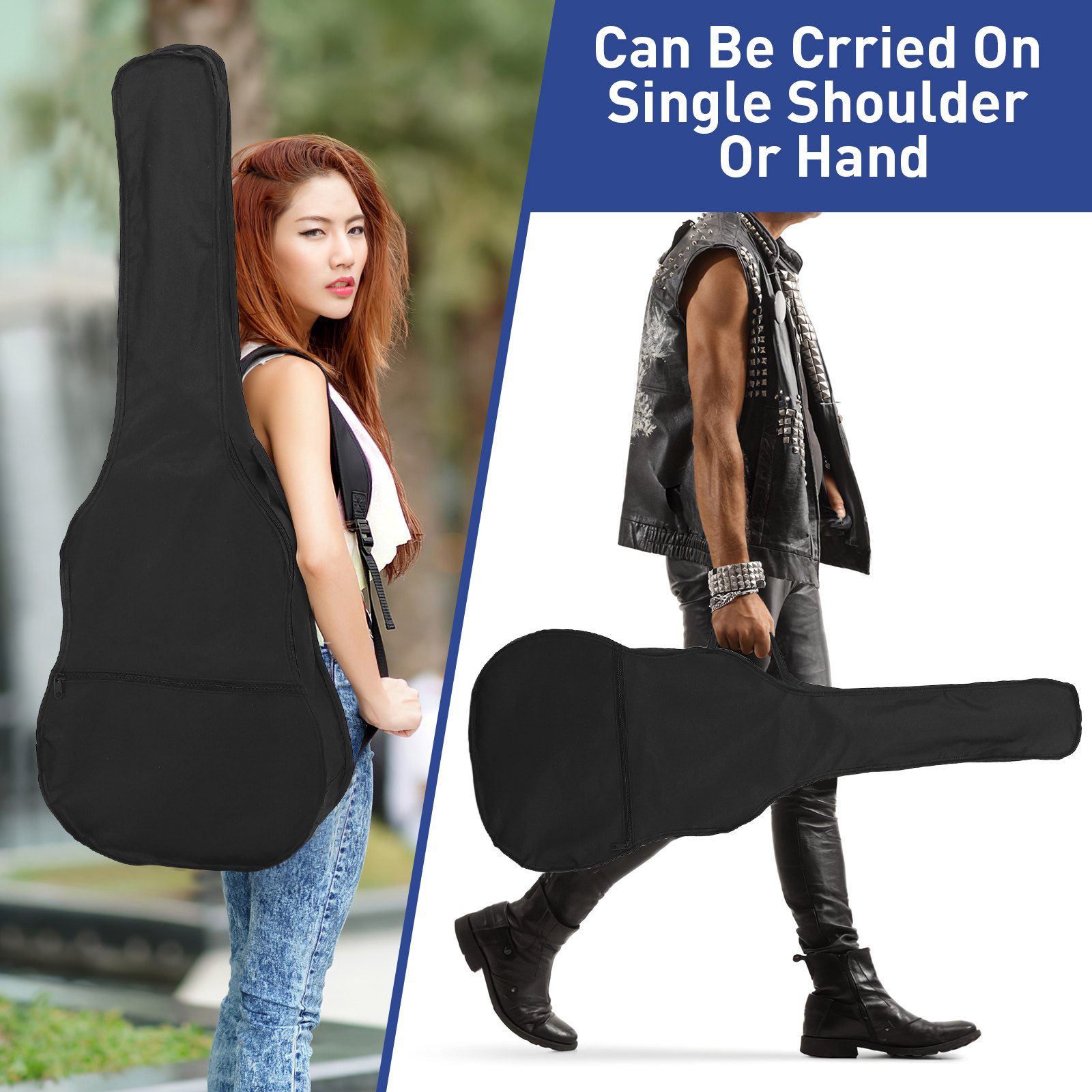 Waterproof 38-Inch Guitar Bag  - Case Guitar Gig Bag 评论和价格