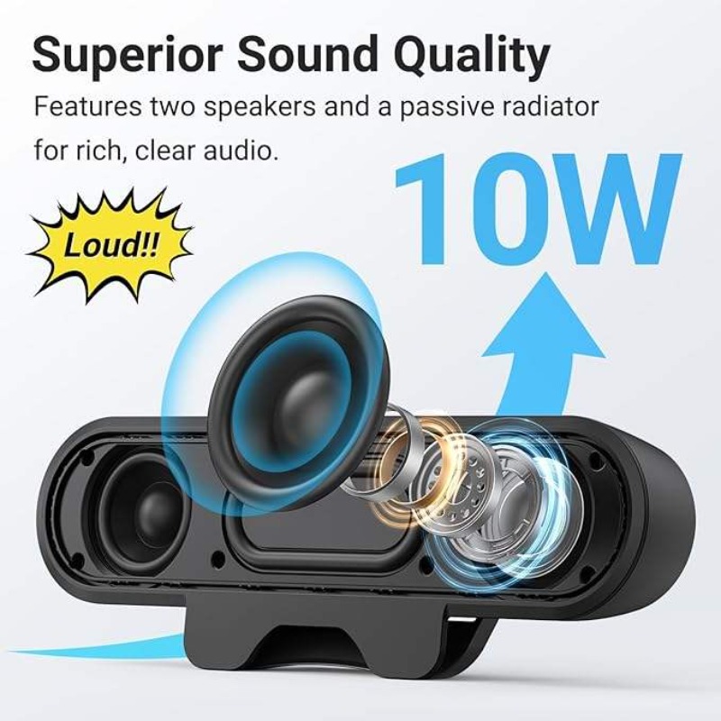 Portable Clip-on USB Soundbar  - Audio Music Online 评论和价格