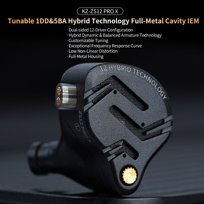 KZ ZS12 PRO X Metal Earphones  - Audio Music Technology 评论和价格