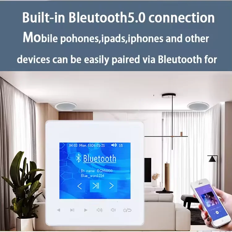 Home Bluetooth Wall Amplifier  - Audio Music Background Free 评论和价格