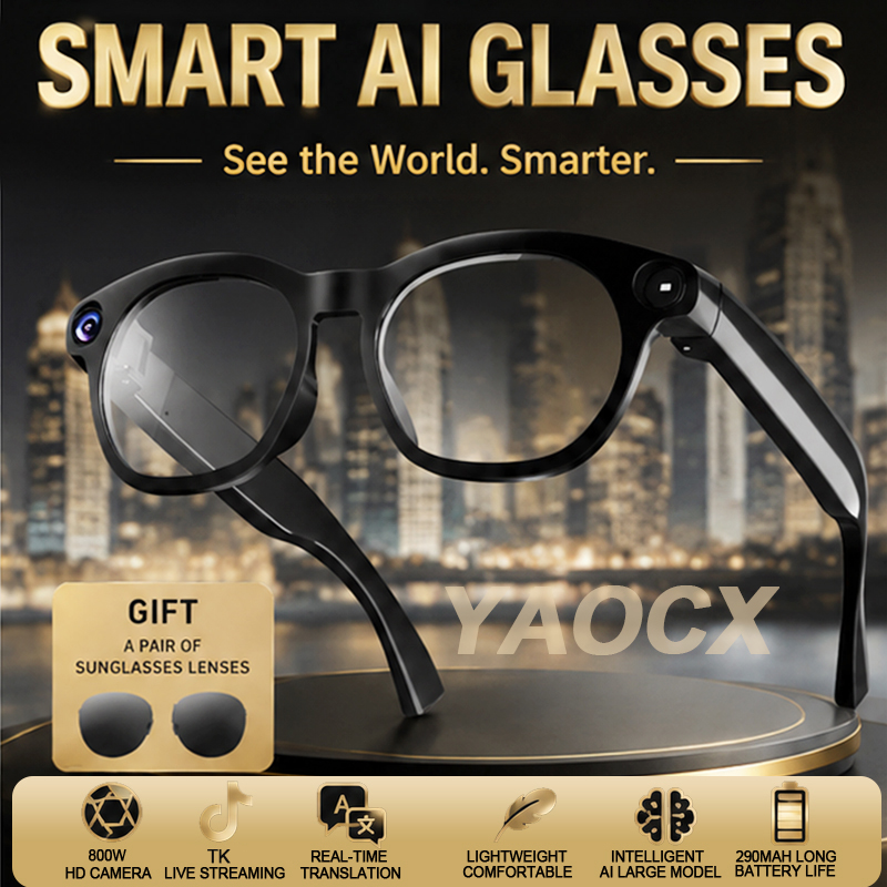 NEW CY03 Smart Glasses 800W HD - Audio Music Online 评论和价格