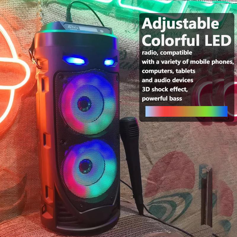 Large Square Dance Portable Bl - Audio Music Center 评论和价格