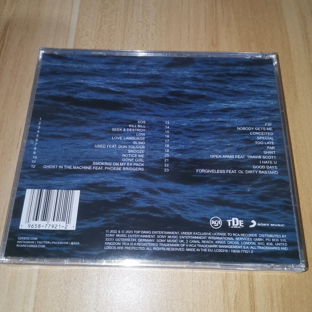 SZA SOS CD R&B Pop Soul Music  - Audio Music New Song 评论和价格