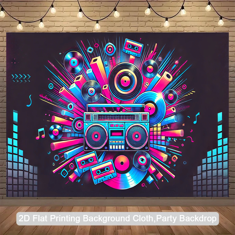 2D flat, 1-piece product. Retr - Audio Music Background Free 评论和价格
