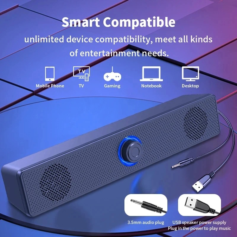 Soundbar Computer PC TV Laptop - Audio Music Center 评论和价格