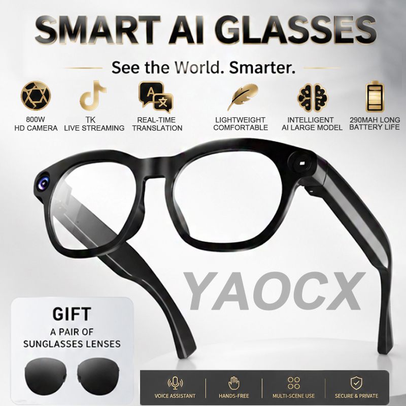 2026 Smart Glasses 800W Camera - Audio Music Online 评论和价格