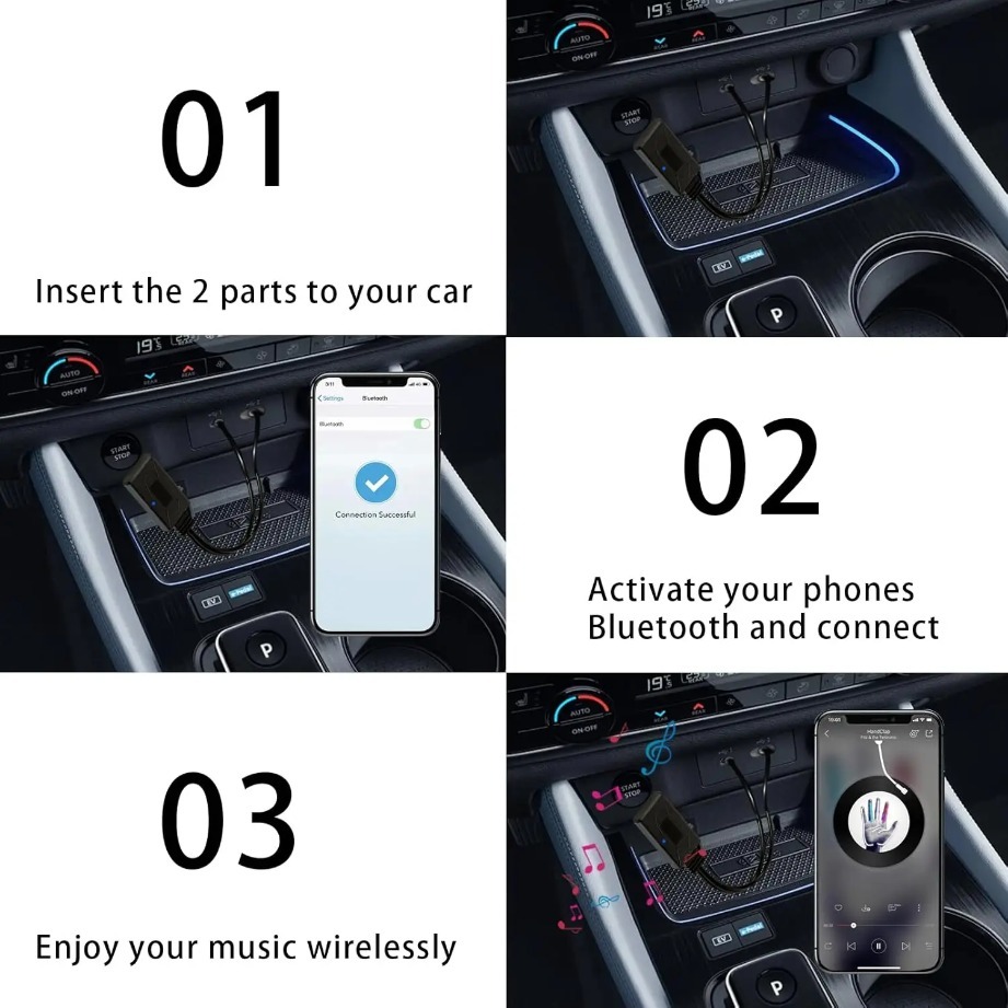 Bluetooth Audio Adapter Aux 3. - Audio Universal Music 评论和价格