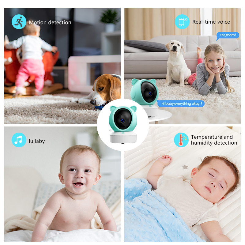 Danmini 1080P Baby Monitor Mob - Audio Hd Music 评论和价格