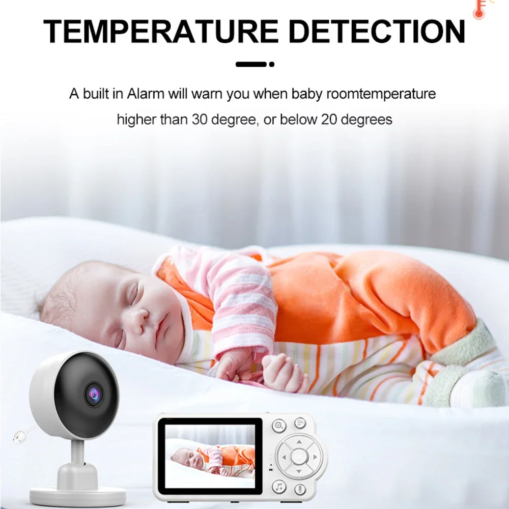 2.8 Inch Video Baby Monitor Di - Audio Hd Music 评论和价格