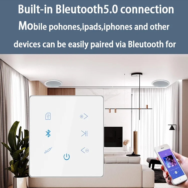 Bluetooth Wall Amplifier Home  - Audio Music Background Free 评论和价格