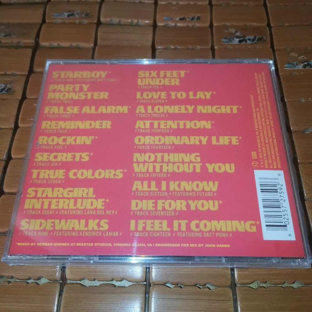 The Weeknd Starboy CD Synth Po - Audio Music New Song 评论和价格