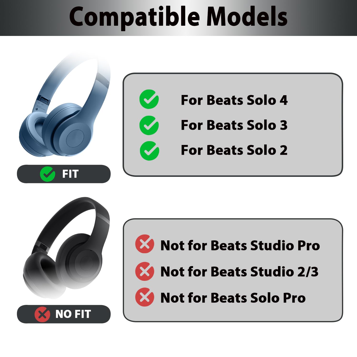 Solo 4 Silicone Ear Pads , Was - Beats Headphone Solo 4 评论和价格
